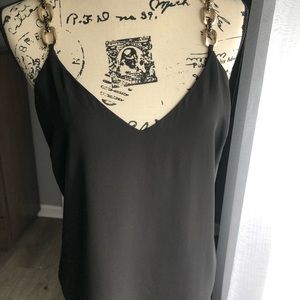 Bebe tank top dressy with chain straps plus a surprise gift 🎁
